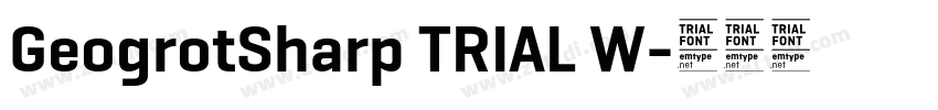 GeogrotSharp TRIAL W字体转换